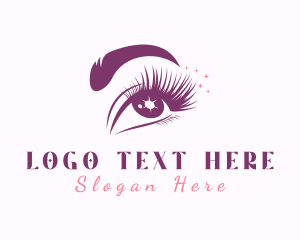 Influencer - Eyebrow & Eyelash Salon logo design