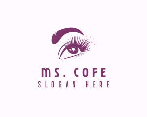 Eyebrow & Eyelash Salon logo design