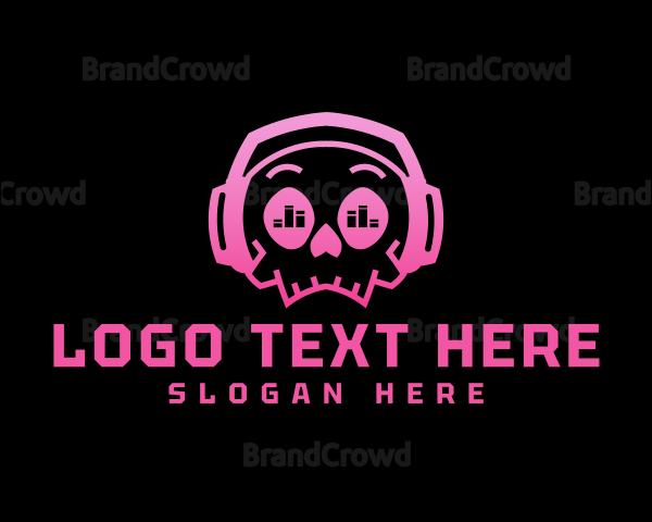 Neon Skull Music Logo