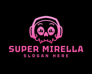 Neon Skull Music Logo