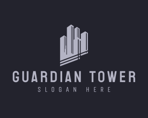 Skyscraper Building Architecture logo design