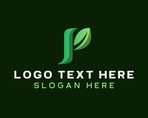 Organic - Plant Leaf Eco logo design