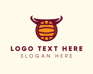 Horns - Bull Volleyball Team logo design
