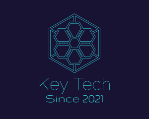 Hexagon Tech Startup logo design