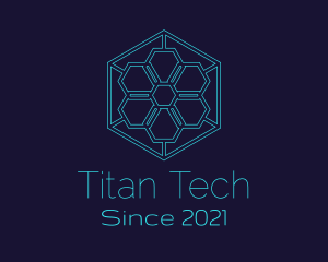 Hexagon Tech Startup logo design