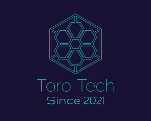 Hexagon Tech Startup logo design