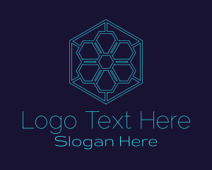 Hexagon Tech Startup Logo