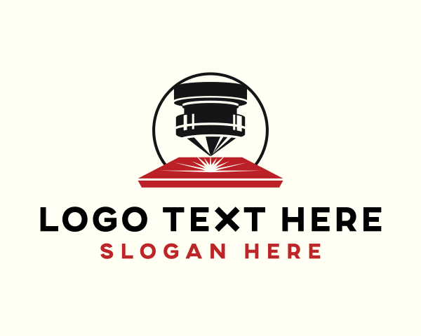 Fabrication - Laser Fabrication Machine logo design