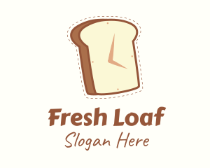 Loaf Bread Time logo design