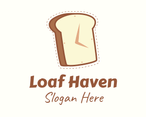 Loaf Bread Time logo design