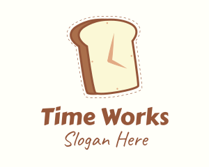 Time - Loaf Bread Time logo design