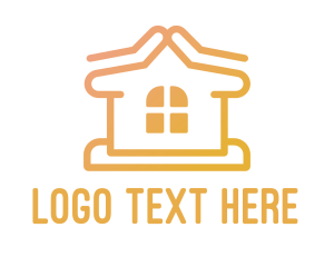 Bungalow - Simple Home Construction logo design