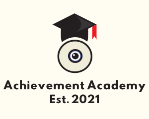 Graduation - Webcam Graduation Cap logo design
