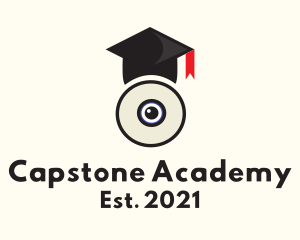 Graduation - Webcam Graduation Cap logo design