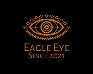 Gold Mythical Eye  logo design