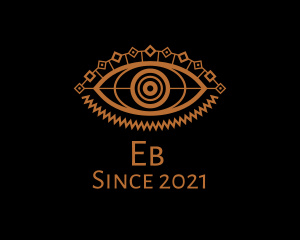 Egyptian - Gold Mythical Eye logo design