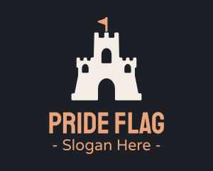 Flag - Sand Castle Flag logo design