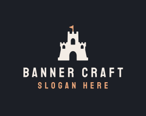 Sand Castle Flag logo design