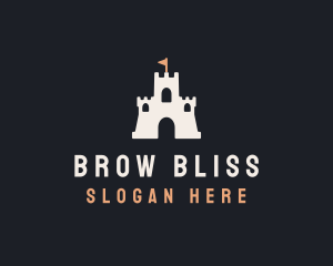 Sand Castle Flag logo design