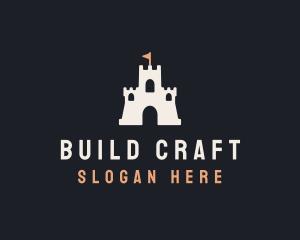 Sand Castle Flag logo design