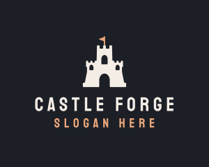 Sand Castle Flag logo design