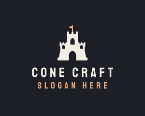 Sand Castle Flag logo design