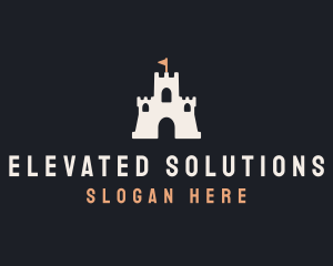 Sand Castle Flag logo design