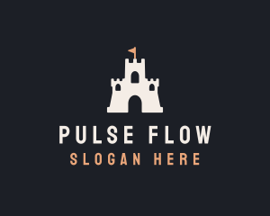 Sand Castle Flag logo design