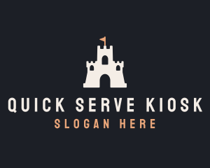 Sand Castle Flag logo design