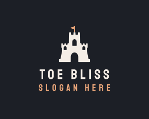 Sand Castle Flag logo design