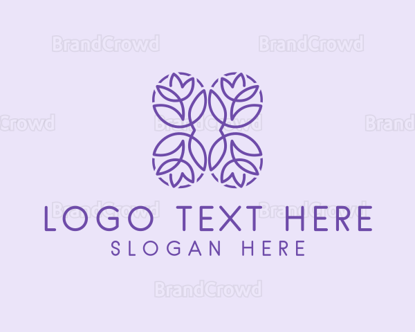 Flower Boutique Decoration Logo