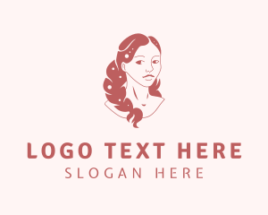 Hair Braids Fashion Logo