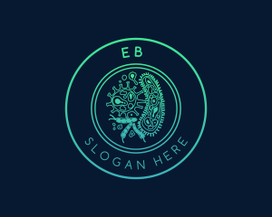 Emblem - Microscopic Germs Bacteria logo design