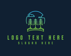 Pine - Pine Tree Forest logo design