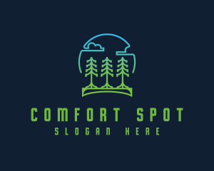 Pine Tree Forest logo design