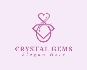 Feminine Heart Jewelry logo design