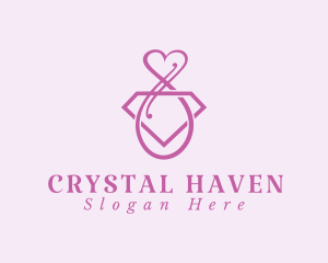 Feminine Heart Jewelry logo design