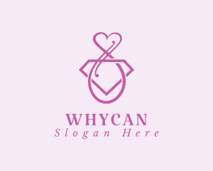 Feminine Heart Jewelry logo design