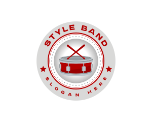 Musical Drum Band logo design