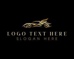 Premium - Luxury Automobile Wings logo design