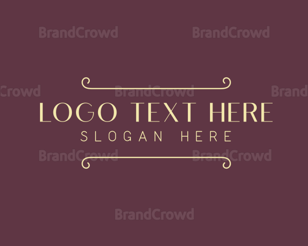 Elegant Minimal Border Logo