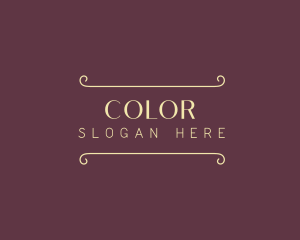 Elegant Minimal Border Logo