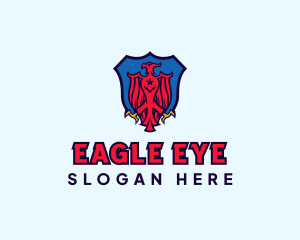 American Eagle Shield logo design