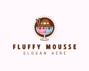 Mousse - Ice Cream Sweet Sundae logo design