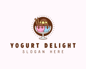 Yogurt - Ice Cream Sweet Sundae logo design