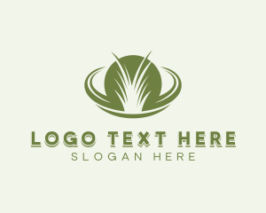 Gardening - Nature Grass Lawn logo design