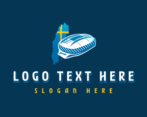 Map - Sweden Sports Arena logo design