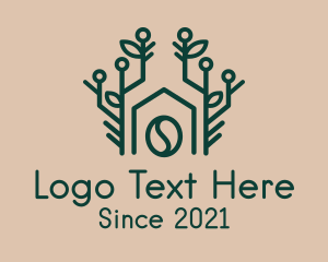 Organic Coffee - Coffee Farm House logo design
