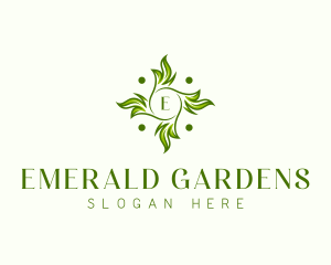 Natural Herbal Garden logo design