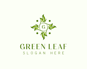 Natural Herbal Garden logo design